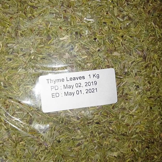 

SALE NOW THYME LEAVES DRIED 1KG STOK TERBATAS
