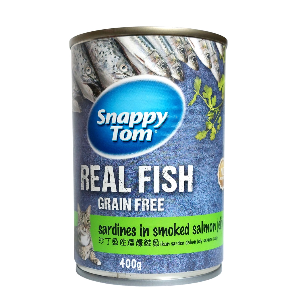 Snappy Tom Makanan Kucing / Kaleng 400 gram / Wet Food