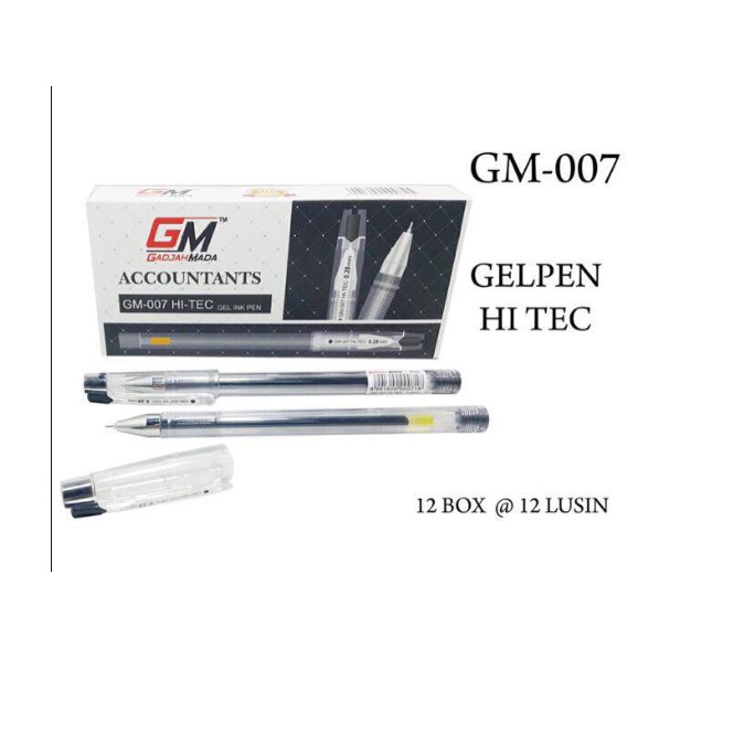 

PRODUK- 12 PC PULPEN HI TECH 0.28 MM GM.007 HITAM .