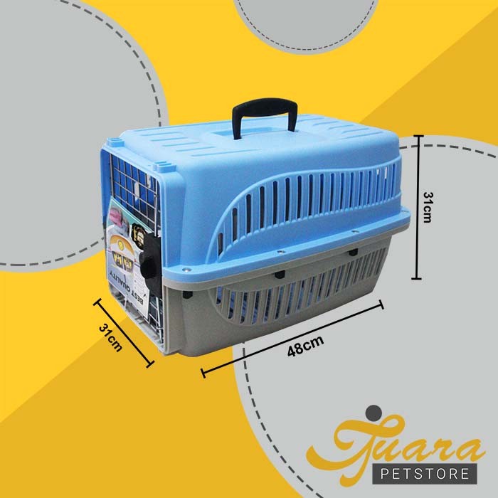 PET CARGO travel Kennel Box kandang murah kucing cat cage