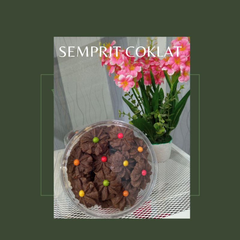 

kue semprit coklat