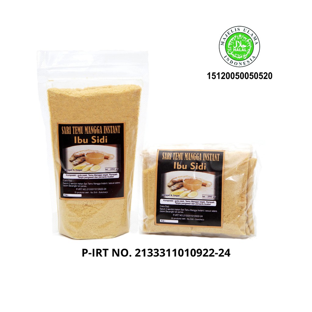 

SARI TEMU MANGGA INSTANT IBU SIDI MINUMAN HERBAL KHAS SOLO