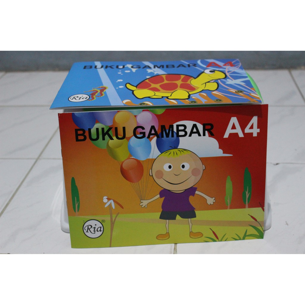 

buku gambar sekolah anak DLL ukuran A3 A 3 isi 8 lembar sketsa