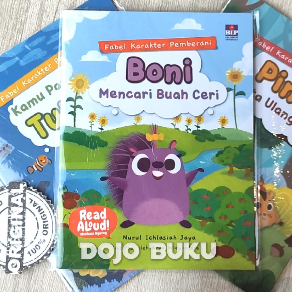 Buku Fabel Karakter Pemberani: Boni Mencari Buah Ceri by Nurul Ichlasi