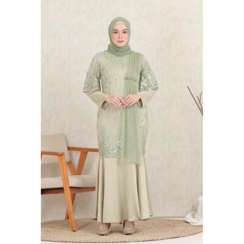 DRESS MERMAID SELENDANG / DRESS CANTIK / DRESS MURAH / DRESS MUSLIM