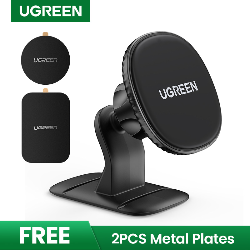 UGREEN Strong Magnetic Car Phone Holder with 3M Adhesive for 4.7''-7.2'' Mobile Phones 360° Rotation Phone Stand