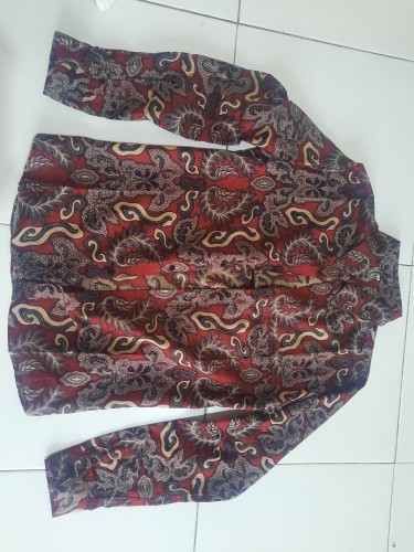 Batik Slim Fit Batik Premium Kemeja Baju Batik Pria Lengan Panjang Slimfit Modern Rajata
