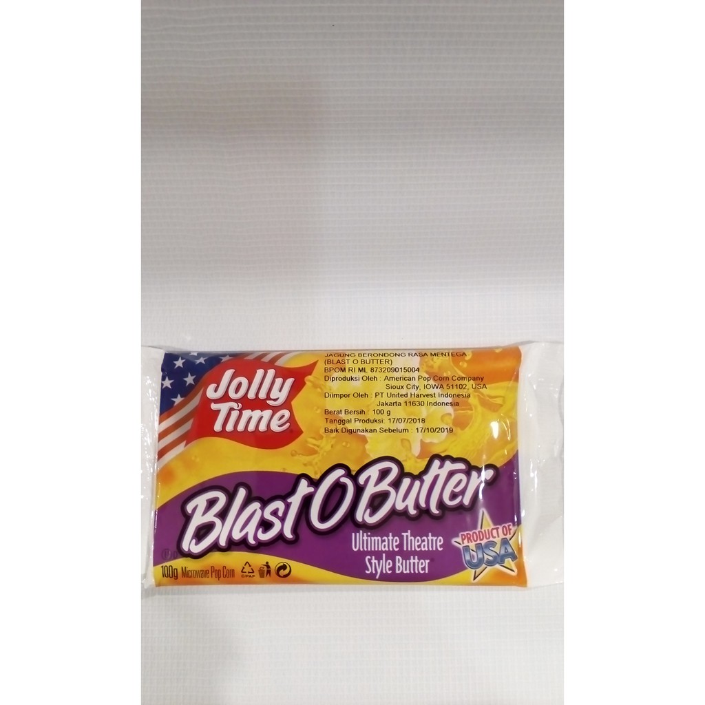 

Jolly Time Blast O Butter 100gr