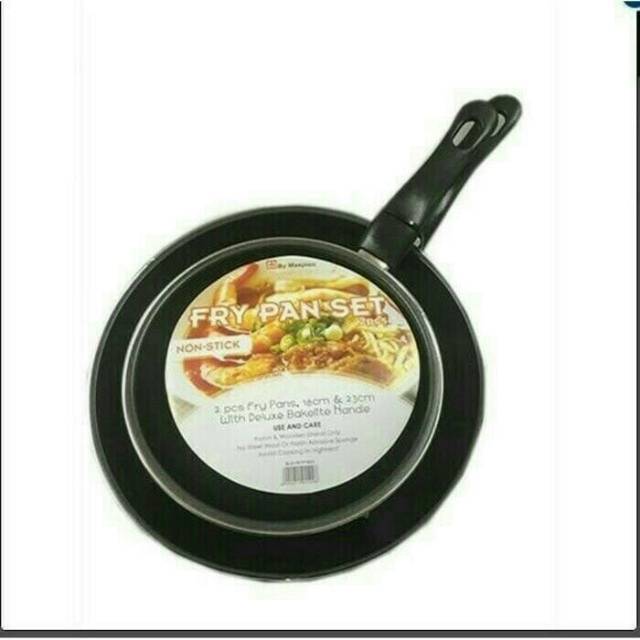 Termurah Teflon Fry pan set  (2pcs)