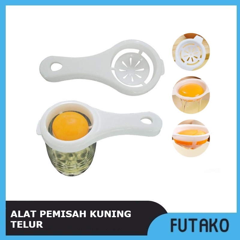 FUTAKO Alat Pemisah Telur / Pemisah Kuning Telur / Sendok Pemisah Telur