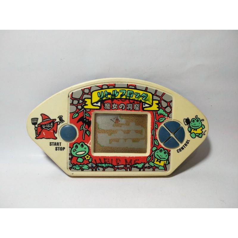 Game Watch Gimbot Casio Gamebot Japanese Witch Nenek Sihir Penyihir Jepang Kodok Frog Langka Rare