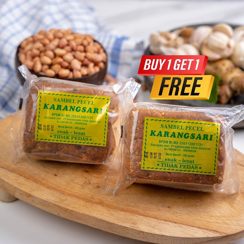

KARANGSARI-Bumbu Pecel Tidak Pedas 200 gr x 2 Pcs