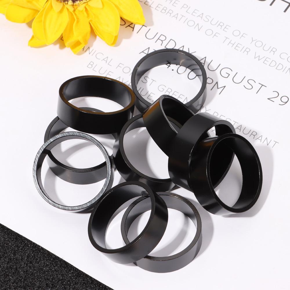 R-FLOWER 5pcs Alat Cuci Garpu Depan 10mm Aluminium MTB Sepeda Bagian Spacer Ring