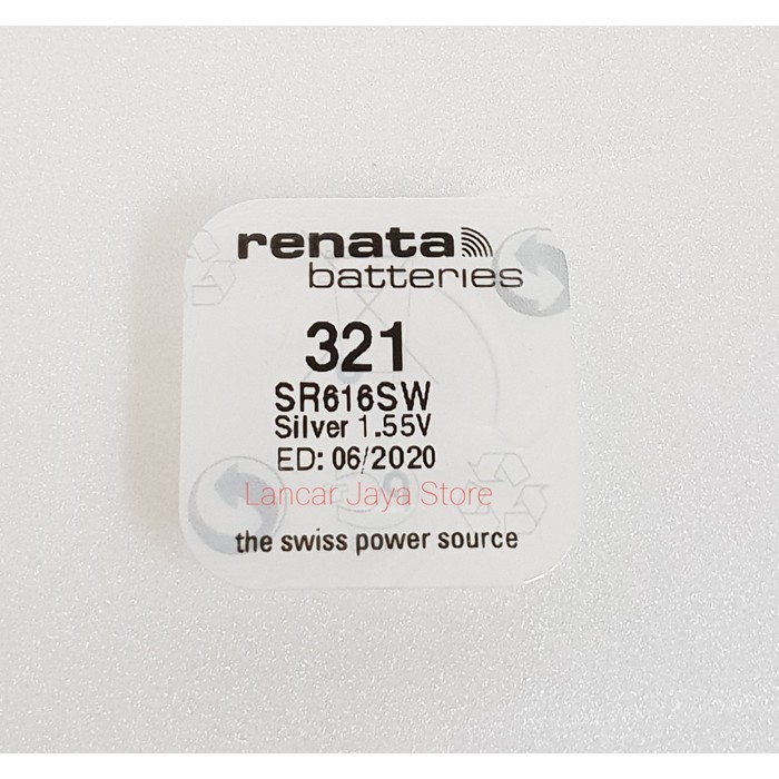 Baterai Renata 321 SR616SW - Original