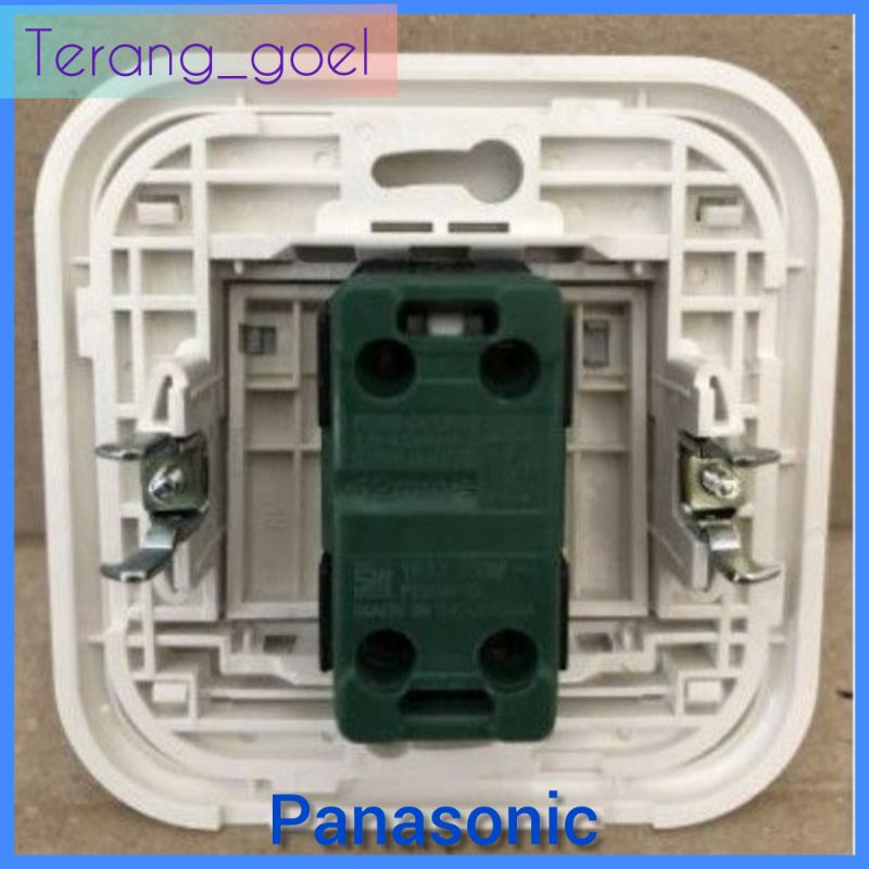 Saklar Engkel Panasonic Tanam / Saklar Tunggal/ Single Switch Wide Series (Besar) WEJ 5541 Panasonic