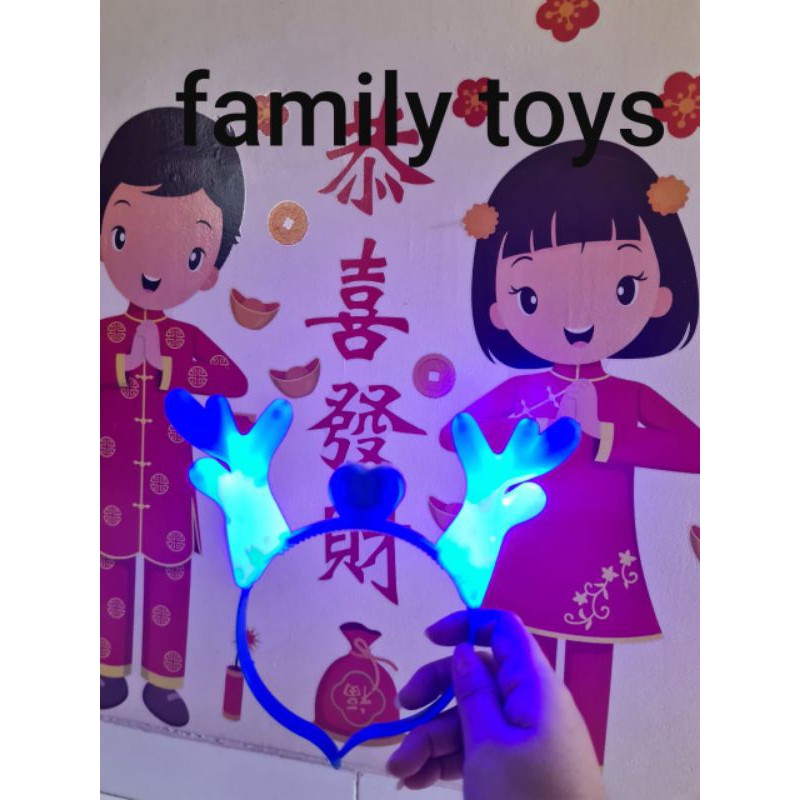 family games Bando led lampu tanduk RUSA party tahun baru natal ulang tahun anak dewasa holloween