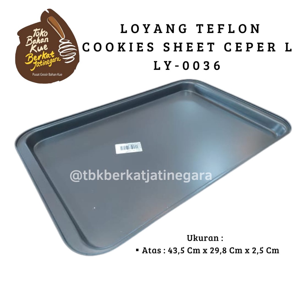 LOYANG TEFLON COOKIES SHEET CEPER LY-0036 / LOYANG KUE