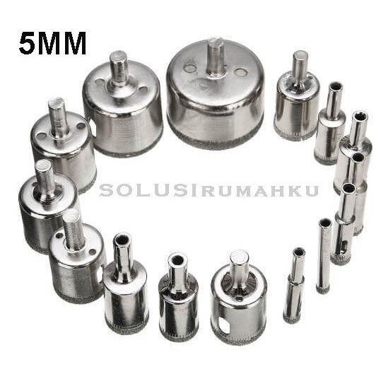 Mata Bor Kaca 5 mm - Diamond Holesaw Mata Bor Keramik Granit Marmer