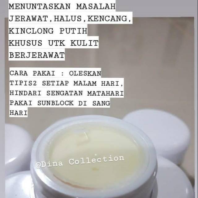 Cream glow flek