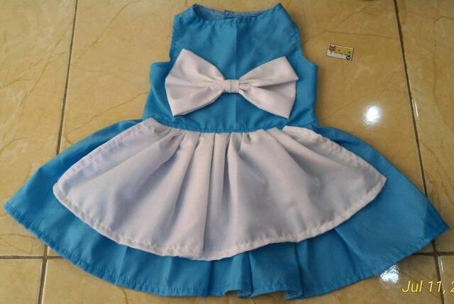 Dress cinderela classic untuk kucing &amp; anjing /Jual Baju Kucing Terlengkap &amp; Berkualitas size S-XL