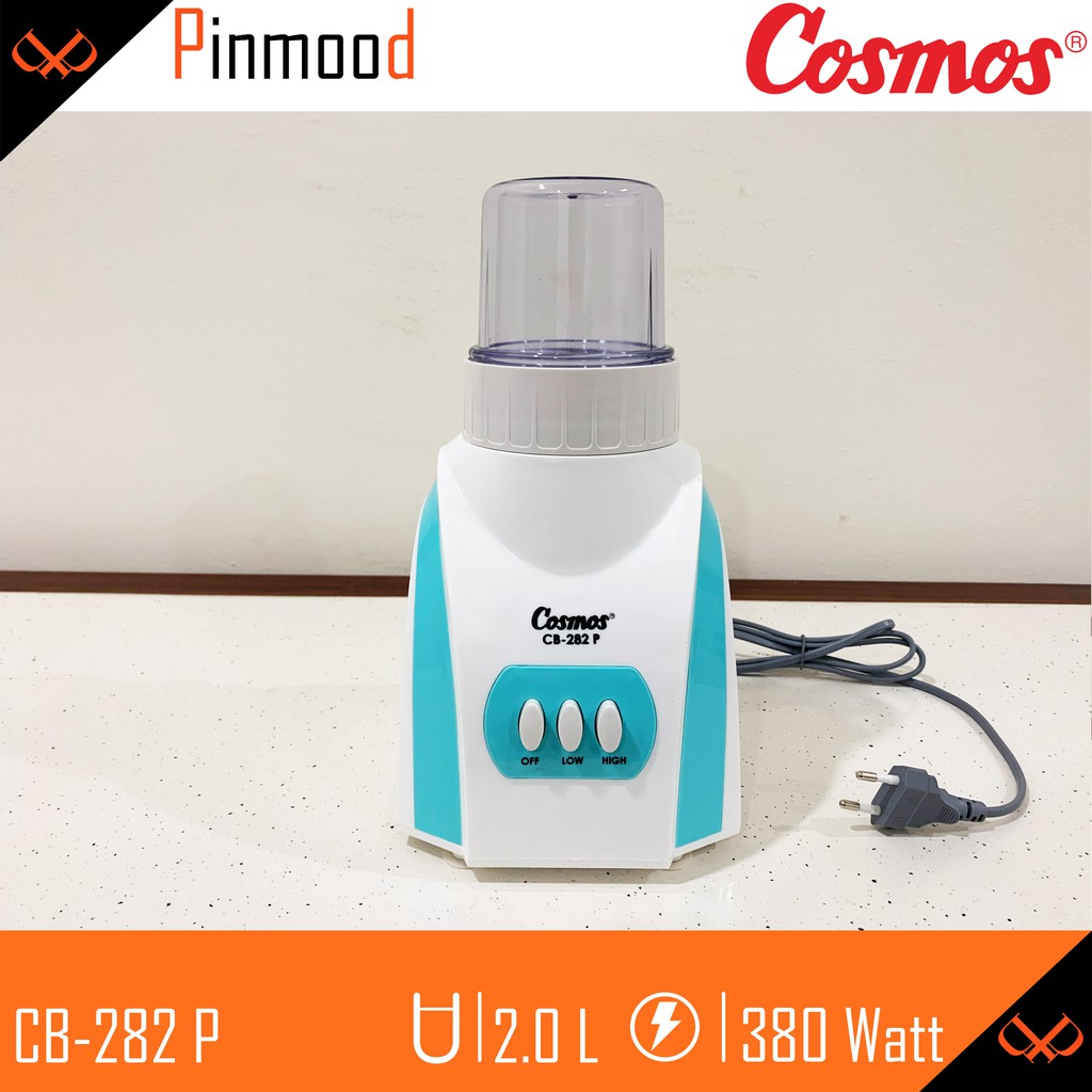 COSMOS BLENDER  CB-282 P [ 2 LITER ] 3 IN 1 JUMBO PLASTIC ICE CRUSHER BLADE