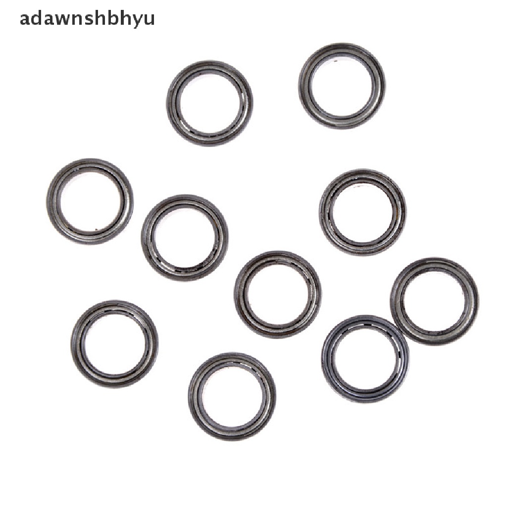 Adawnshbhyu 10pcs 6700ZZ 10x15x4mm Modle Sealed Metal Terlindung Ball Bearing