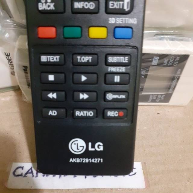 REMOTE REMOT TV LG LCD LED 3D AKB72914271 GRADE ORIGINAL