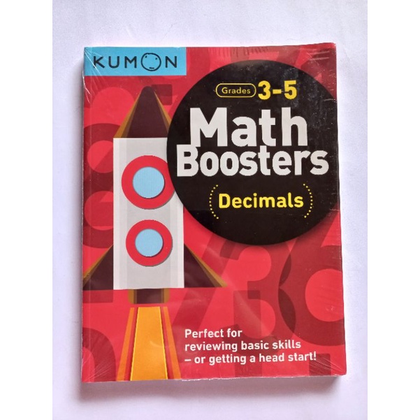 Booster KUMON buku matematika desimal kelas 3-5 latihan soal sd kelas 123456