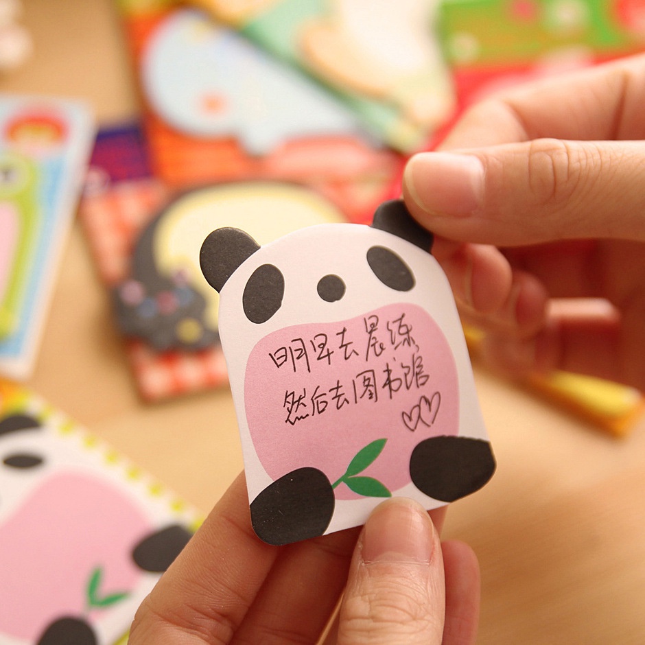 ☛TK☚ R457 STICKY NOTES ANIMAL / STICKY NOTE / MEMO PAD / POST IT NOTE KARAKTER CUTE MURAH