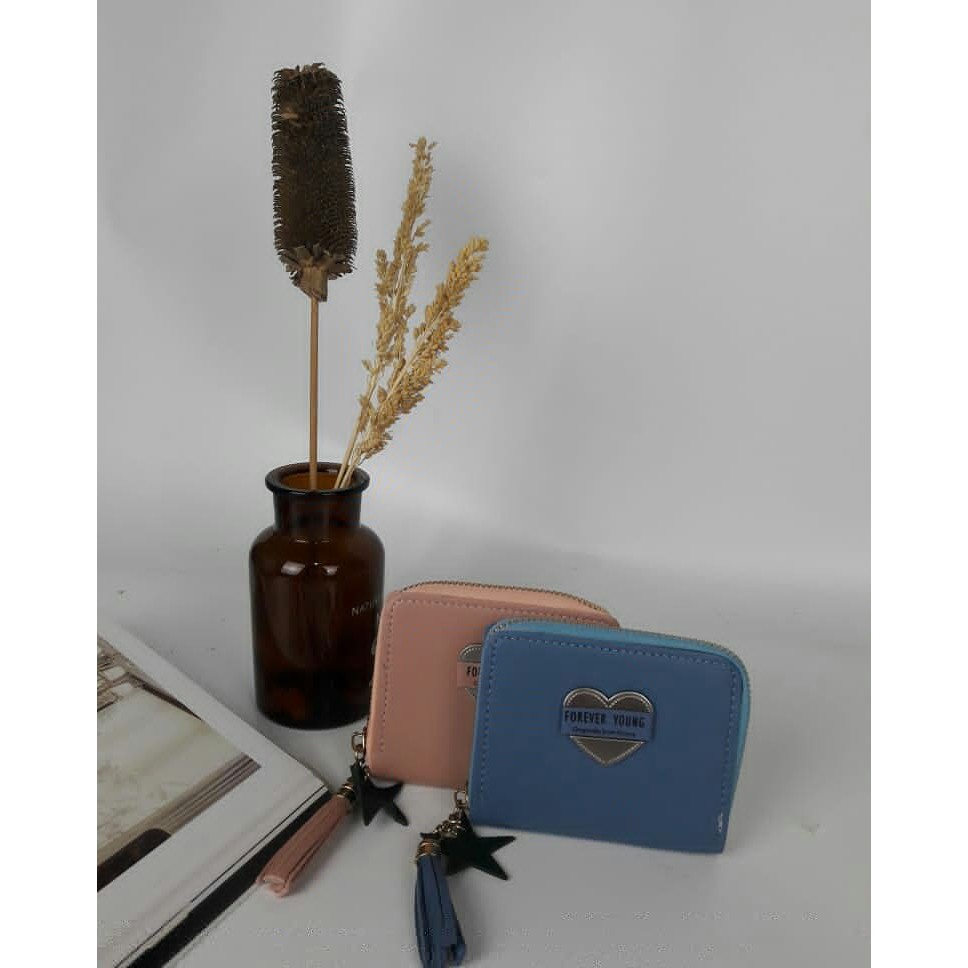 dompet rit kecil love forever young