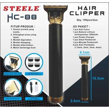 HAIR CLIPPER STEELE HC-88 / ALAT CUKUR RAMBUT / UNDUK