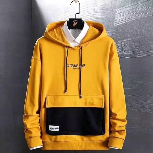 Tagline hoddie jaket sweater fashion remaja