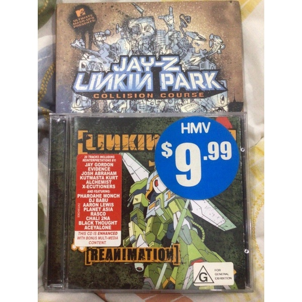 LINKIN PARK CD ALBUM REANIMATION - COLLISION COURSE JAY-Z