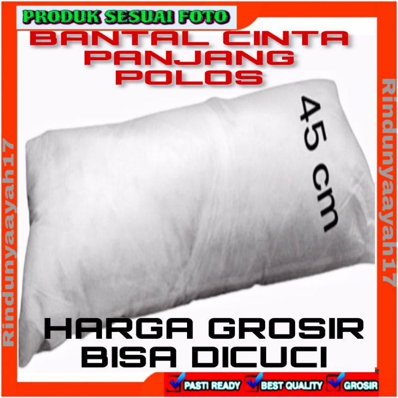 Bantal Cinta(01)Jumbo silikon Polos