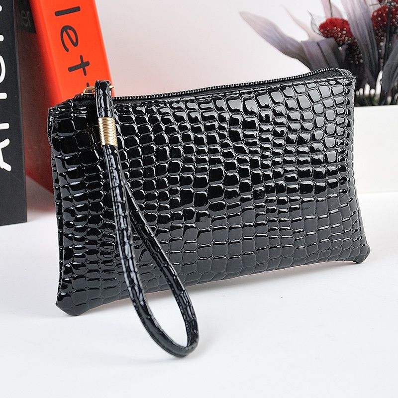 POUCH CROCO-POUCH KULIT BUAYA-DOMPET HP-DOMPET BUAYA