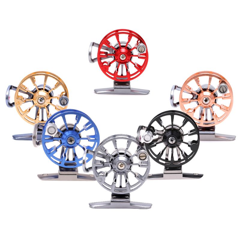 Sun Full Metal Ultra-light Mantan Gulungan Pancing Es Roda Fly Fishing Reel Aluminium