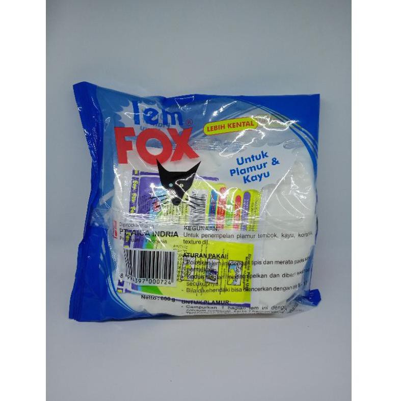 

Hx1Code Lem PVAc Putih Fox 600 gram / Lem Fox Biru Lem Kayu Fox(rekomended)G5Y3