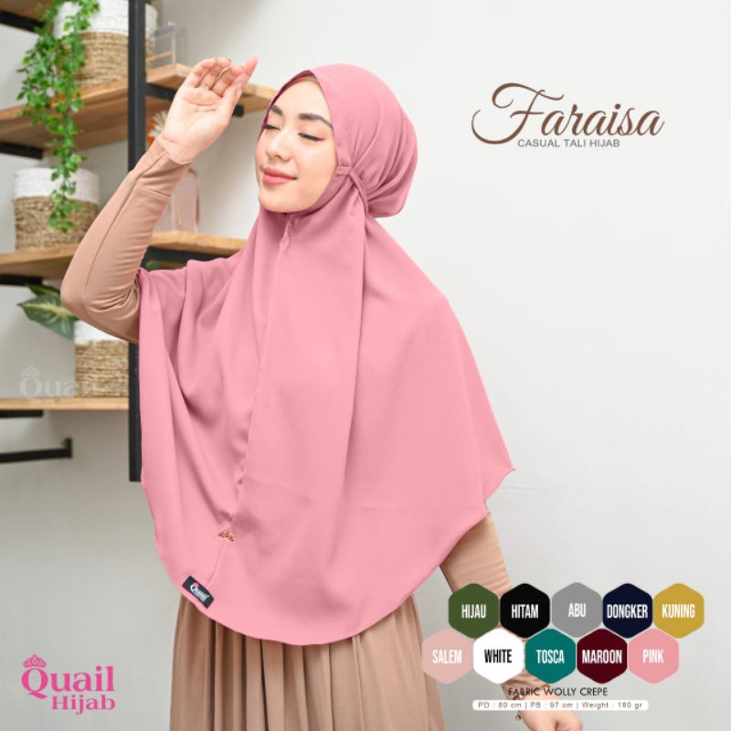 Quail hijab - Faraisa casual tali hijab