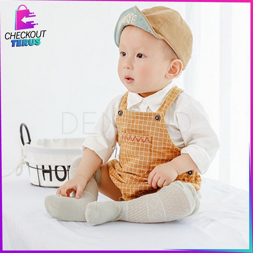 CT P211 Kaus Kaki Panjang Anak Model Jaring Bayi Korea Lucu Kaos Kaki Panjang Anti Nyamuk Polos Kaos Kaki Anak