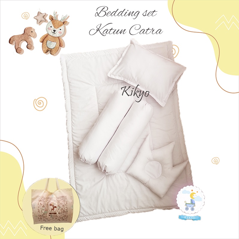 Bedding set baby white / bedding baby / set bedding bayi / bedding set bayi