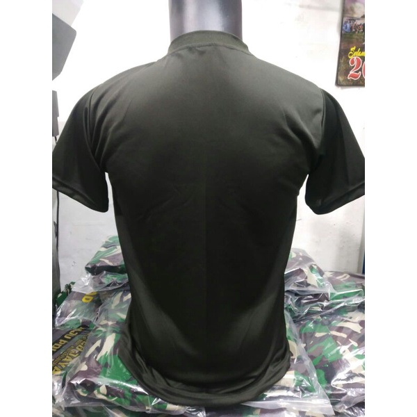 Kaos Dry Fit Lengan Pendek Sablon Jangkar Miring Marinir