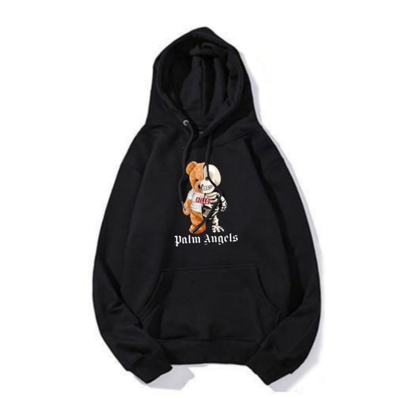 HOODIE JUMPER PULLOVER KILLUA HXH UNISEX PRIA&WANITA JAKET JAPAN ANIME Hoodie kilua zoldyck/sweater hoodie pria-Bear(skull)