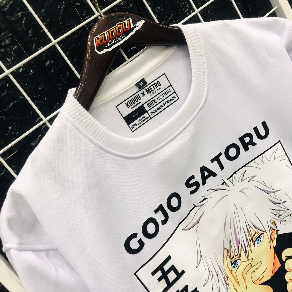 Crewneck Gojo Satoru Classic Anime Manga Jujutsu Kaisen Premium Unisex