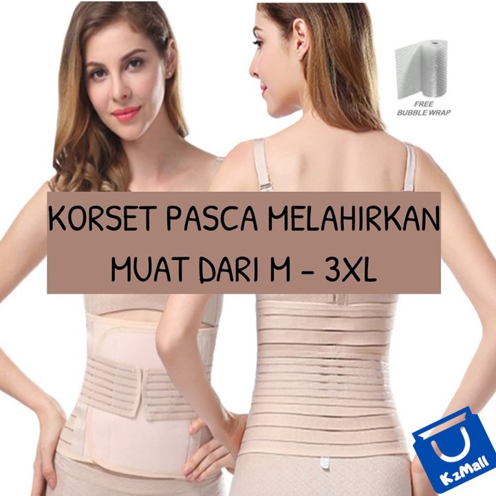 Korset Pelangsing Perut Pasca Melahirkan FREE SIZE Bisa Atur Ukuran / Korset Maternity