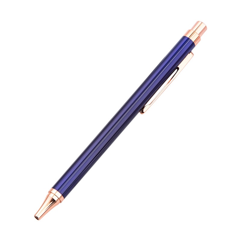 1 Piece Colorful Press Design Metal Ballpoint Pen Business Signature Pen School Students Stationery