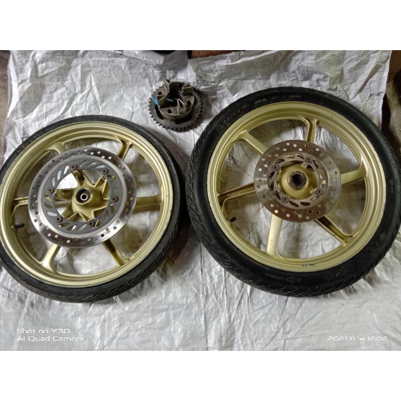 velg set 2nd ori cbr150 old built up thailand honda inkei