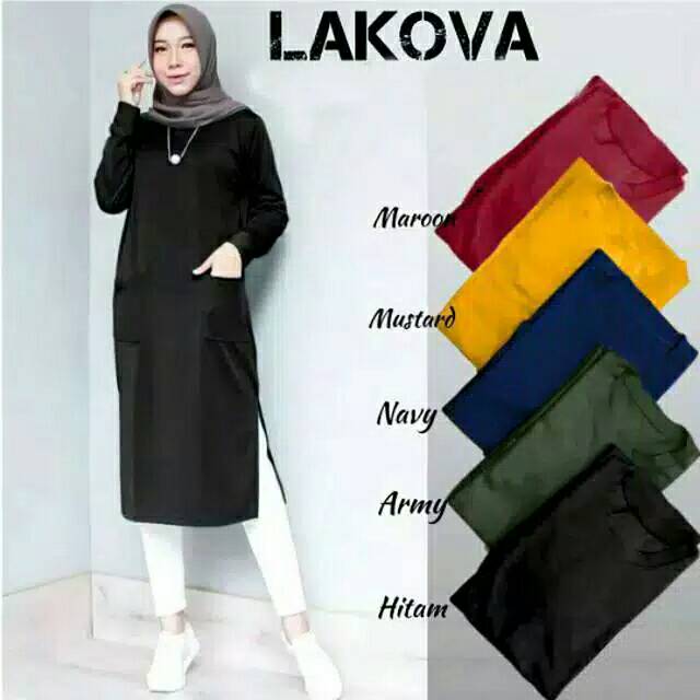 Tunik Lakova( Ld 110 cm pjg 100 Cm)