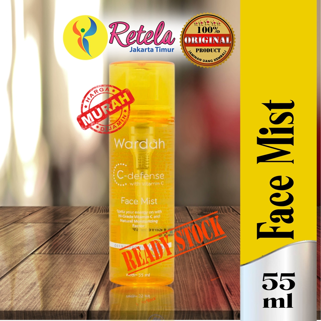 Wardah C-Defense Face Mist 55Ml / Face Spray / Pelembab Wajah / C Defense / Vit C