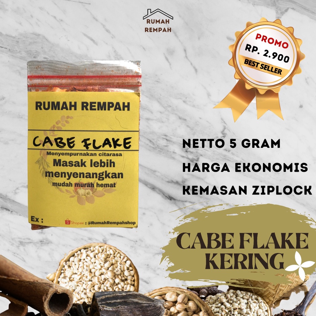 

Cabe Bubuk Cabe Cabai Bubuk Cabai Chili Flakes Chilli Flakes Chili Powder Bumbu Tabur Bumbu Dapur