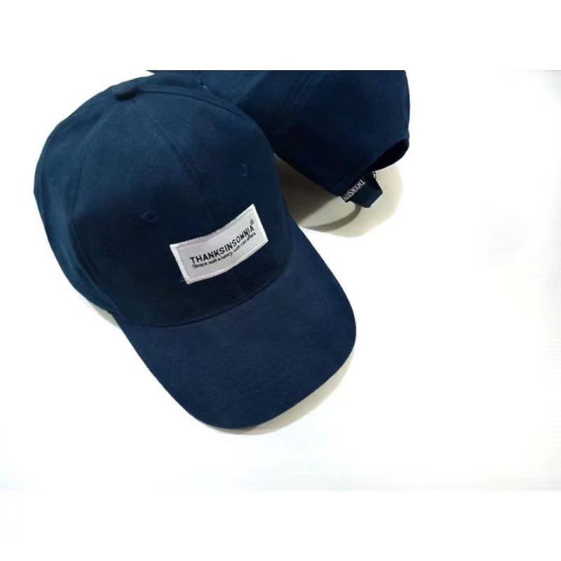 Topi Pria Thanksinsomnia Cream Rapel Pria Wanita - Topi Baseball Polo Caps